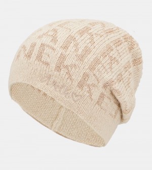 Női Anekke Beige Contemporary Wool Hat Kalap | ZJLRTG-340