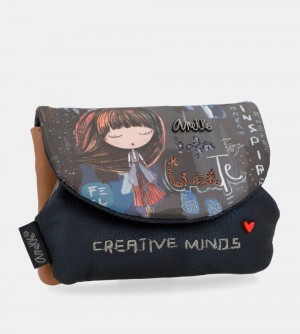 Női Anekke Contemporary Flap Coin Purse Pénztárca | NPABVZ-076