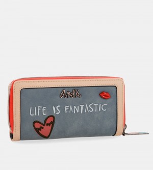 Női Anekke Fancy Large Wallet Pénztárca | HJUOPE-347