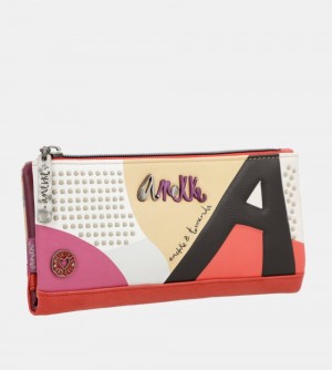 Női Anekke Fashion Flexible Large Rfid Wallet Pénztárca | OMQATS-694