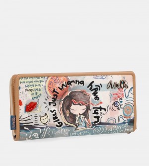 Női Anekke Fun & Music Large Wallet Pénztárca | RWINLX-892