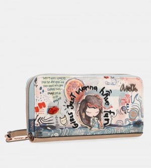 Női Anekke Fun & Music Zippered Wallet Pénztárca | UDVHTK-284