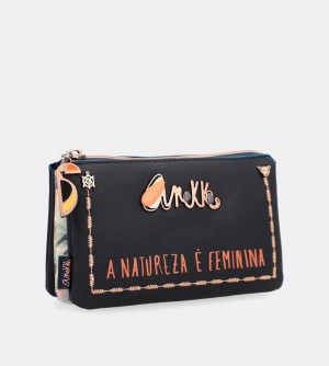 Női Anekke Nature Pachamama Navy Blue Coin Purse Pénztárca | UVHPXZ-061