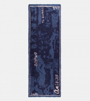 Női Anekke Navy Blue Contemporary Scarf. Sál | OQARKJ-475