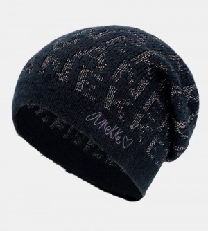 Női Anekke Navy Blue Contemporary Wool Hat Kalap | TJGFRB-316