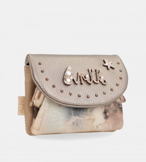 Női Anekke Stars Coin Purse With Flap Pénztárca | KYQGLB-602