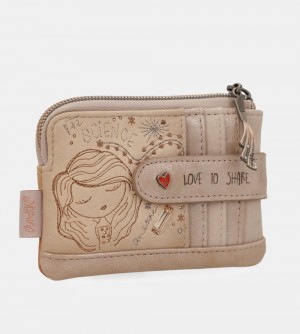 Női Anekke Studio Nude Card Holder Pénztárca | LNQDMB-953