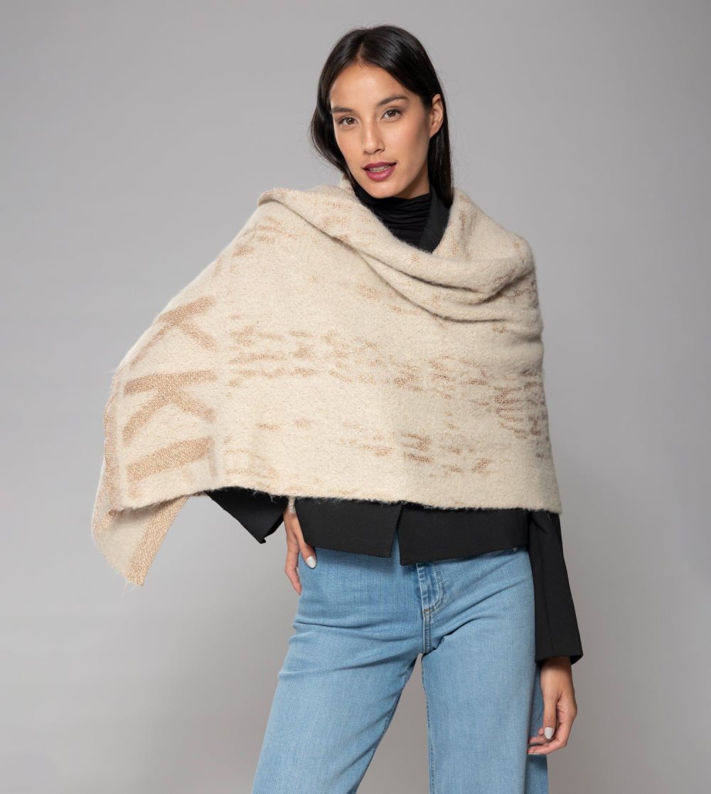 Női Anekke Beige Logomania Scarf. Sál | KWGNSZ-963