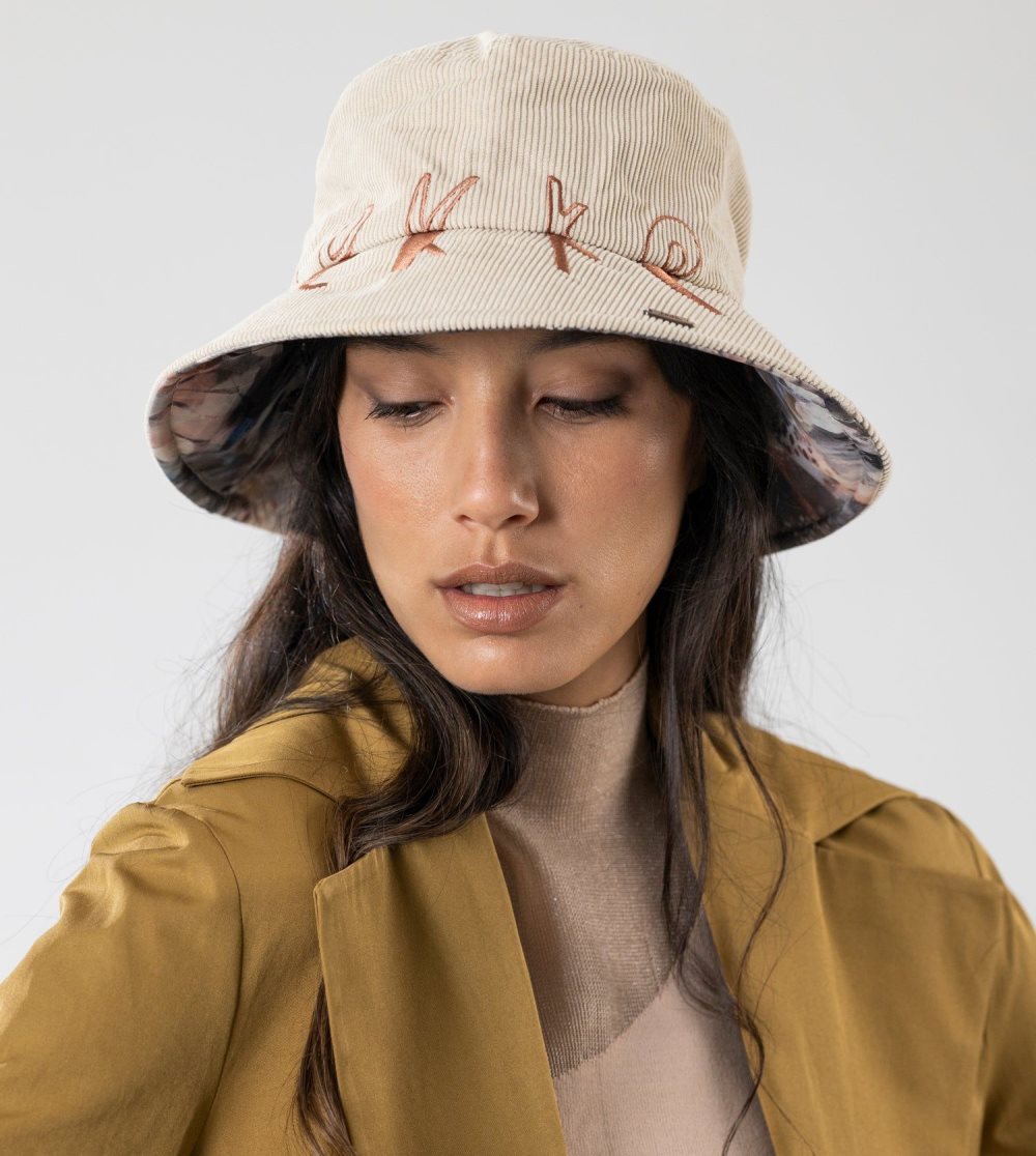 Női Anekke Contemporary Beige Bucket Hat Kalap | MEYLWS-237