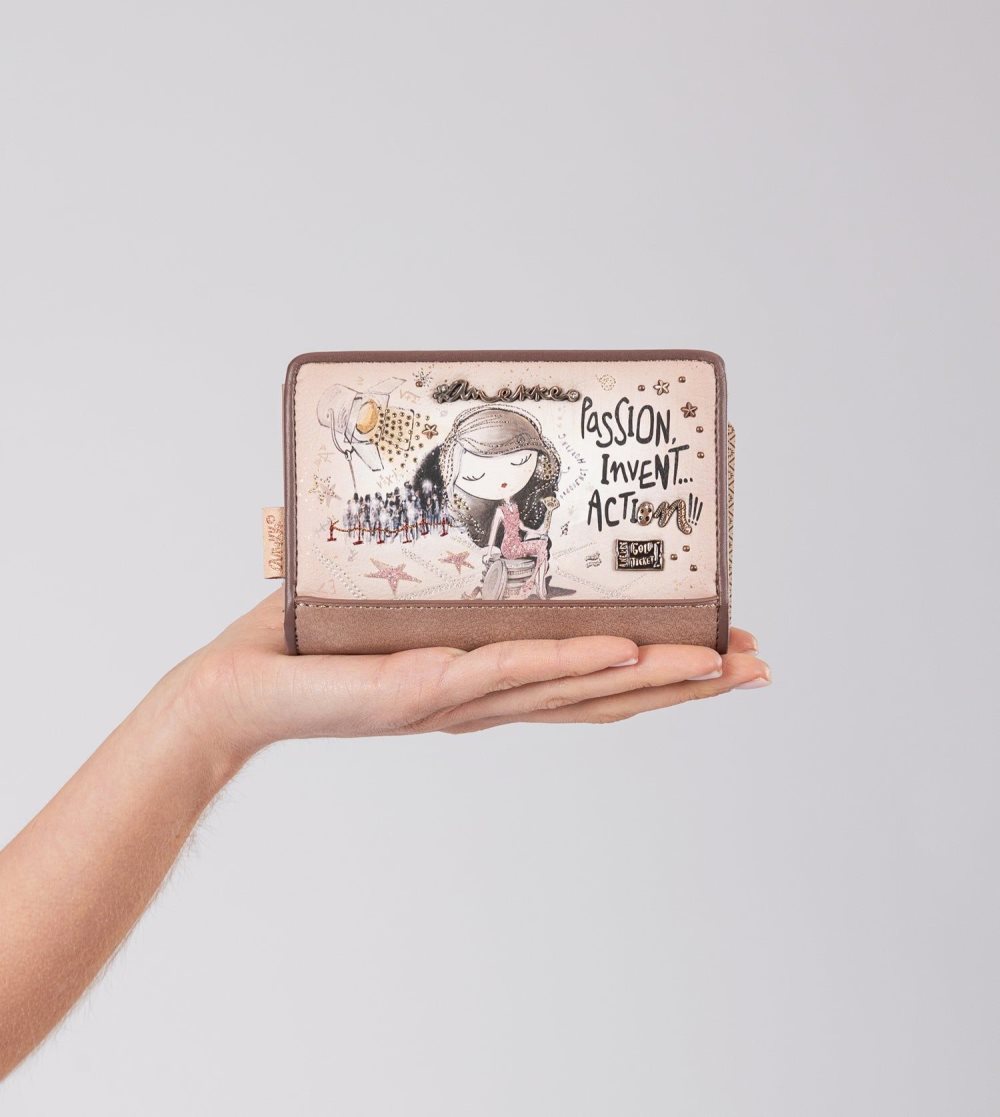 Női Anekke Hollywood Medium Rfid Wallet Pénztárca | MIDSWH-903