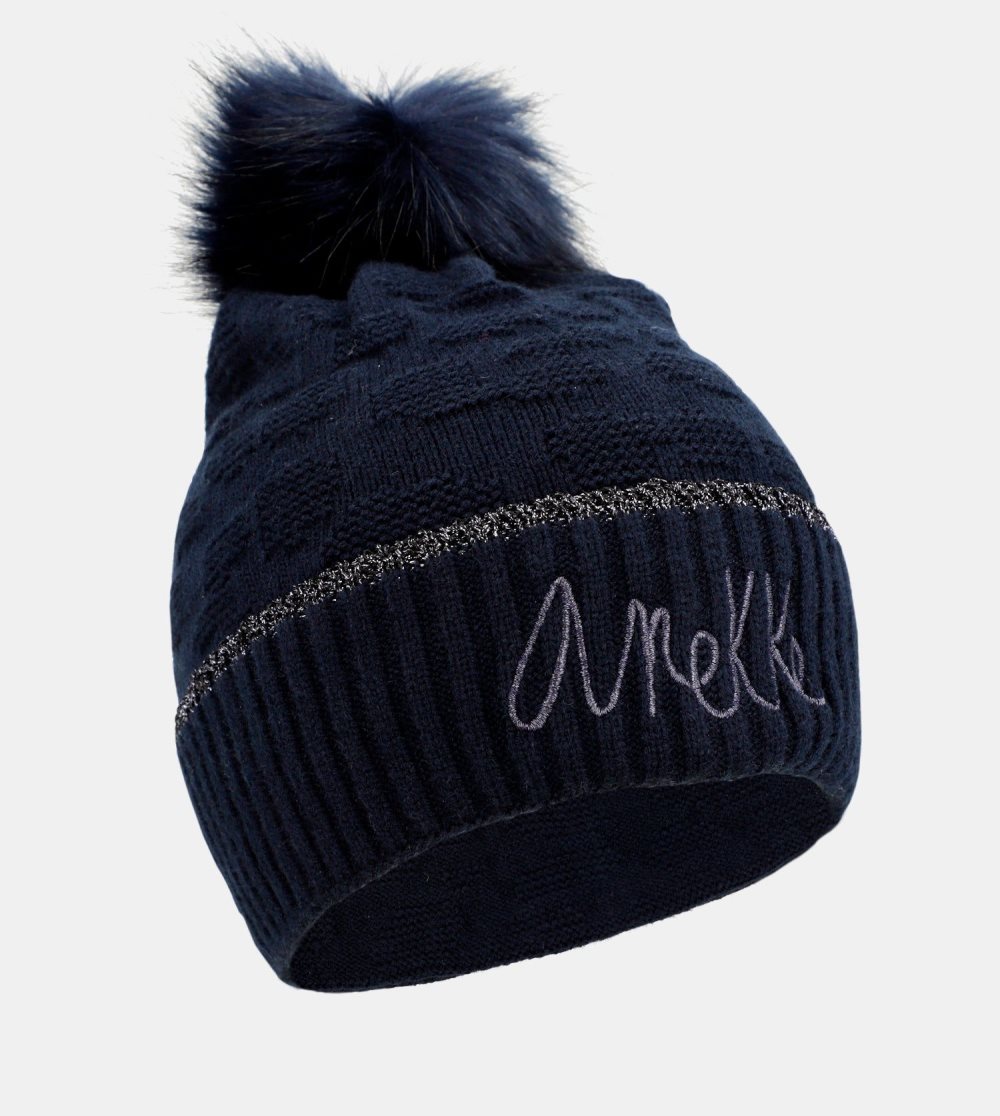 Női Anekke Navy Blue Shodo Wool Hat Kalap | HEFXZN-279