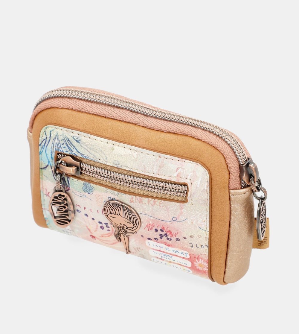 Női Anekke Slow Life Printed Purse Pénztárca | LVBSUJ-651