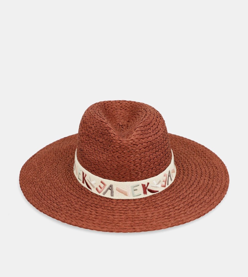 Női Anekke Terracotta Raffia Hat Kalap | AJYTVI-950