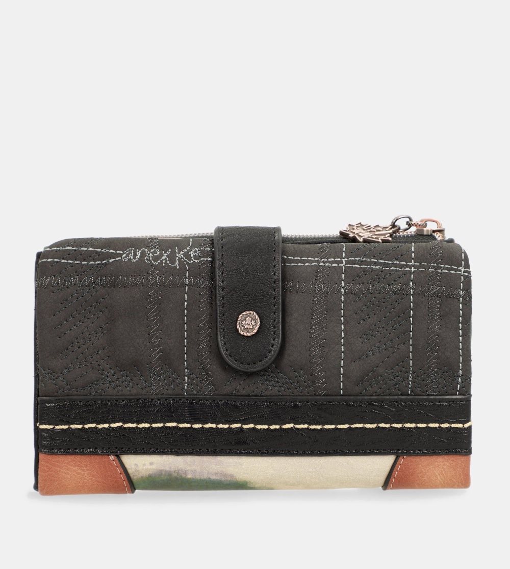 Női Anekke The Forest Large Flexible Material Wallet Pénztárca | XEBSIT-357