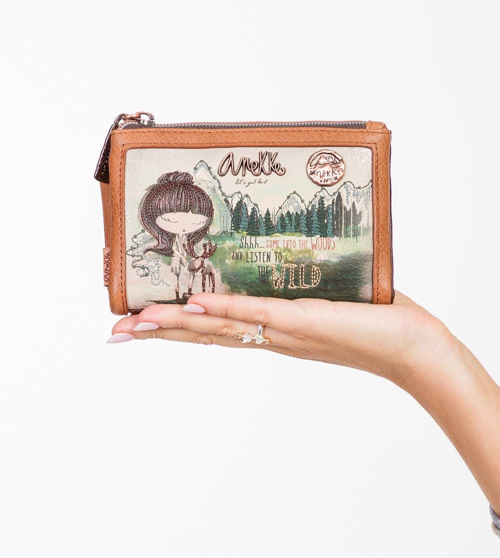 Női Anekke The Forest Medium Flexible Material Wallet Pénztárca | QVPBJG-926