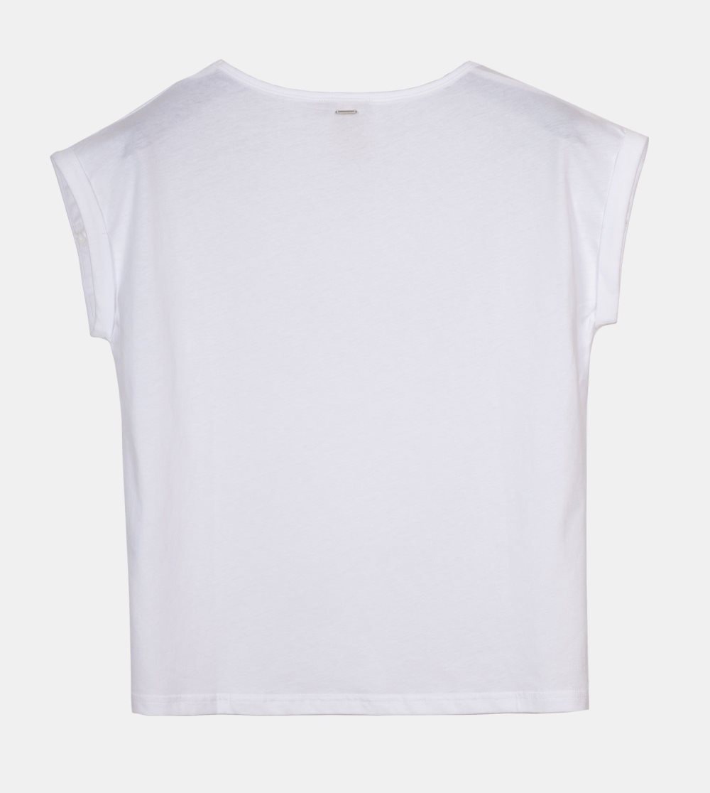 Női Anekke White T-shirt Póló | EZTJMO-257