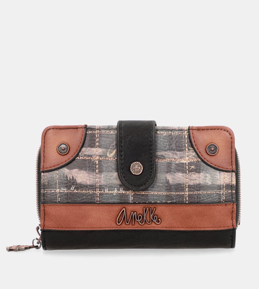 Női Anekke Wild Medium Rigid Wallet Pénztárca | BYKUFG-759