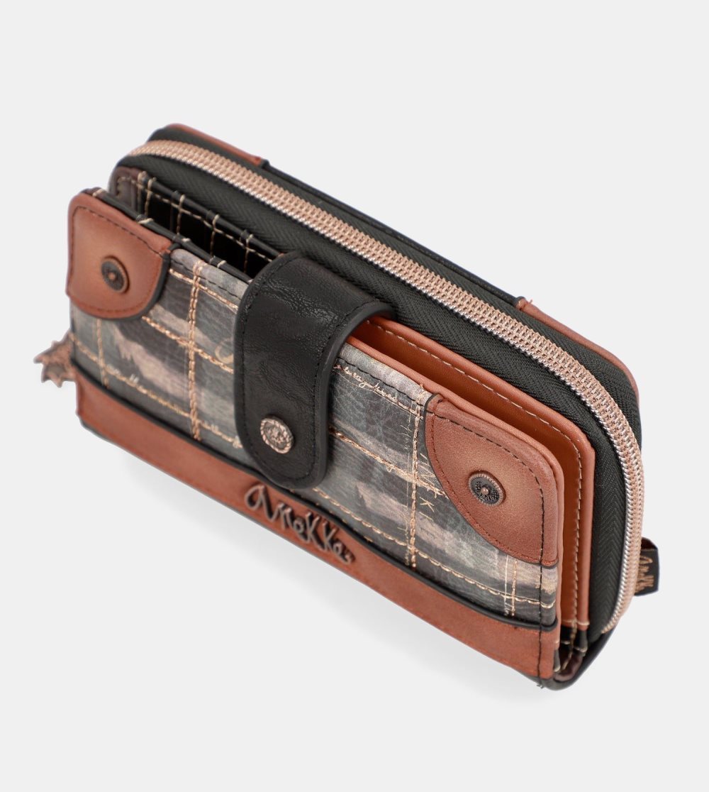 Női Anekke Wild Medium Rigid Wallet Pénztárca | BYKUFG-759